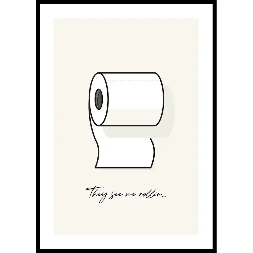 Poster Gallerix They See Me Rollin