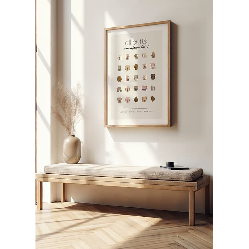 Poster Gallerix All Butts Are Welcome