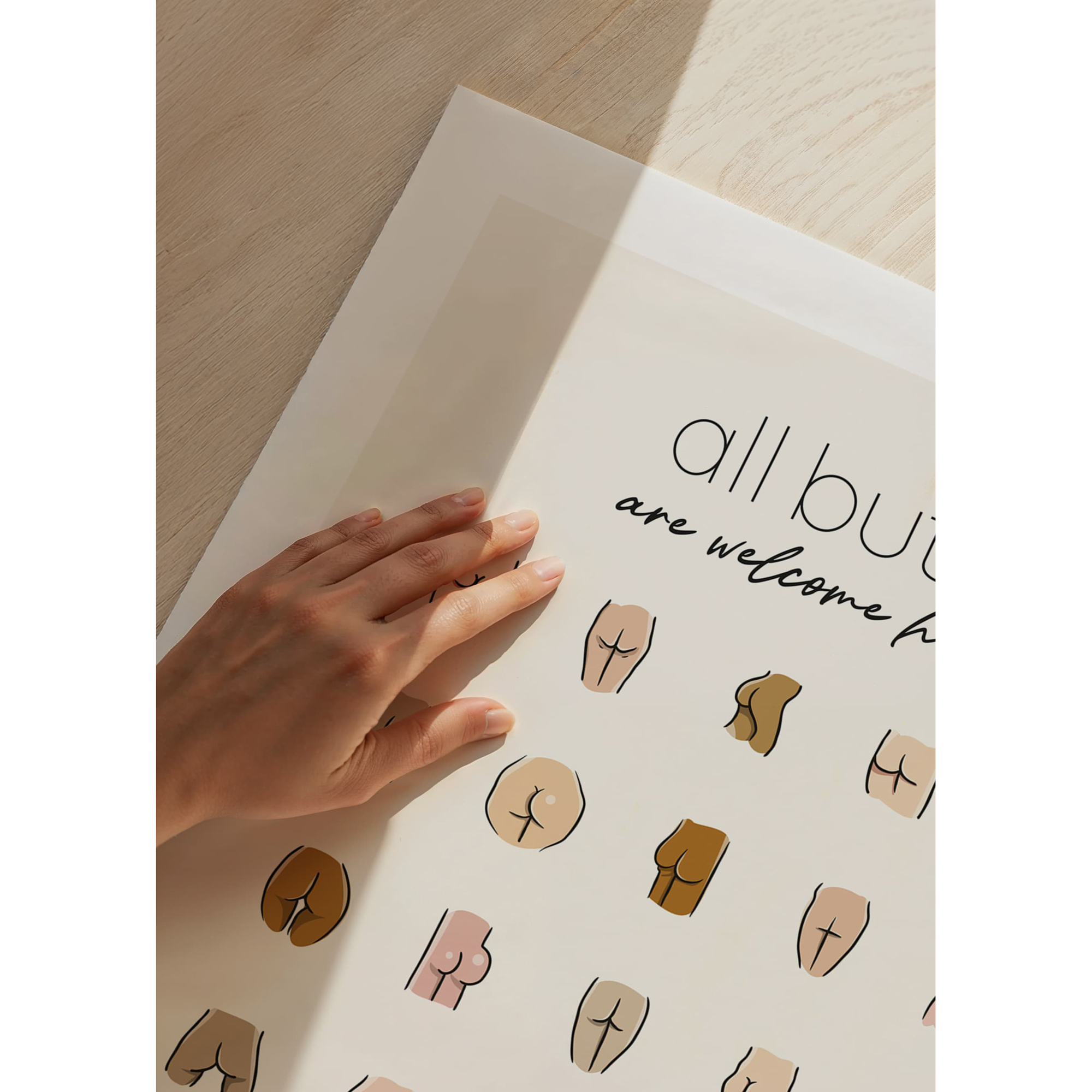 Poster Gallerix All Butts Are Welcome