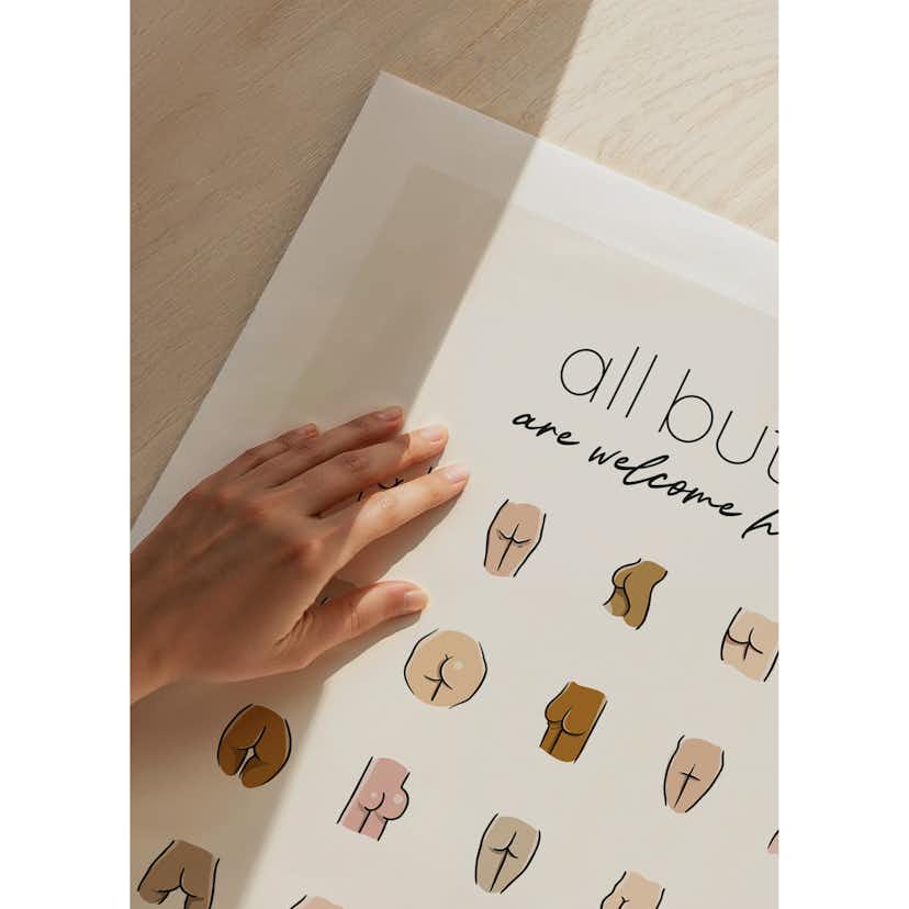 Poster Gallerix All Butts Are Welcome