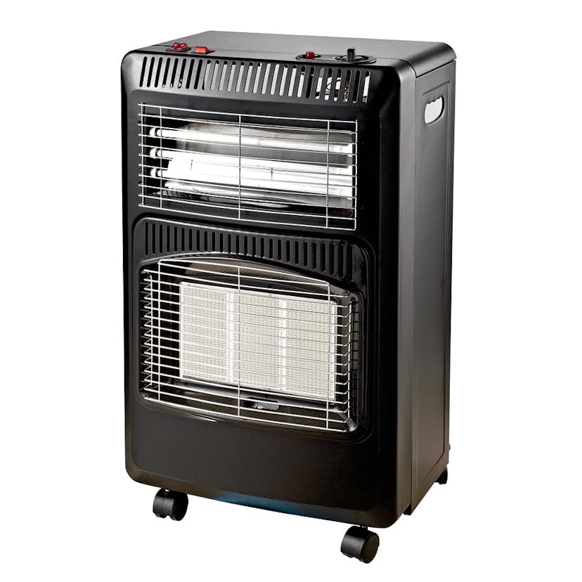 Gasolkamin Home it Portabel med Inbyggd Värmefläkt & Elektronisk Tändning