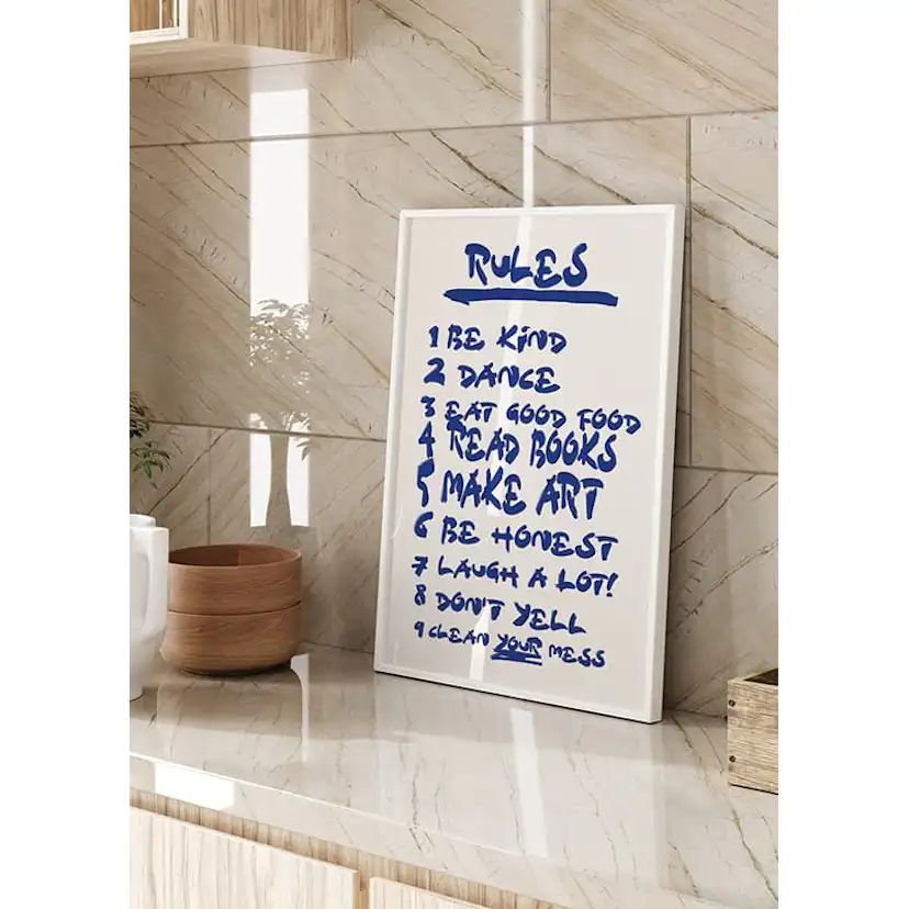 Poster Gallerix House Rules