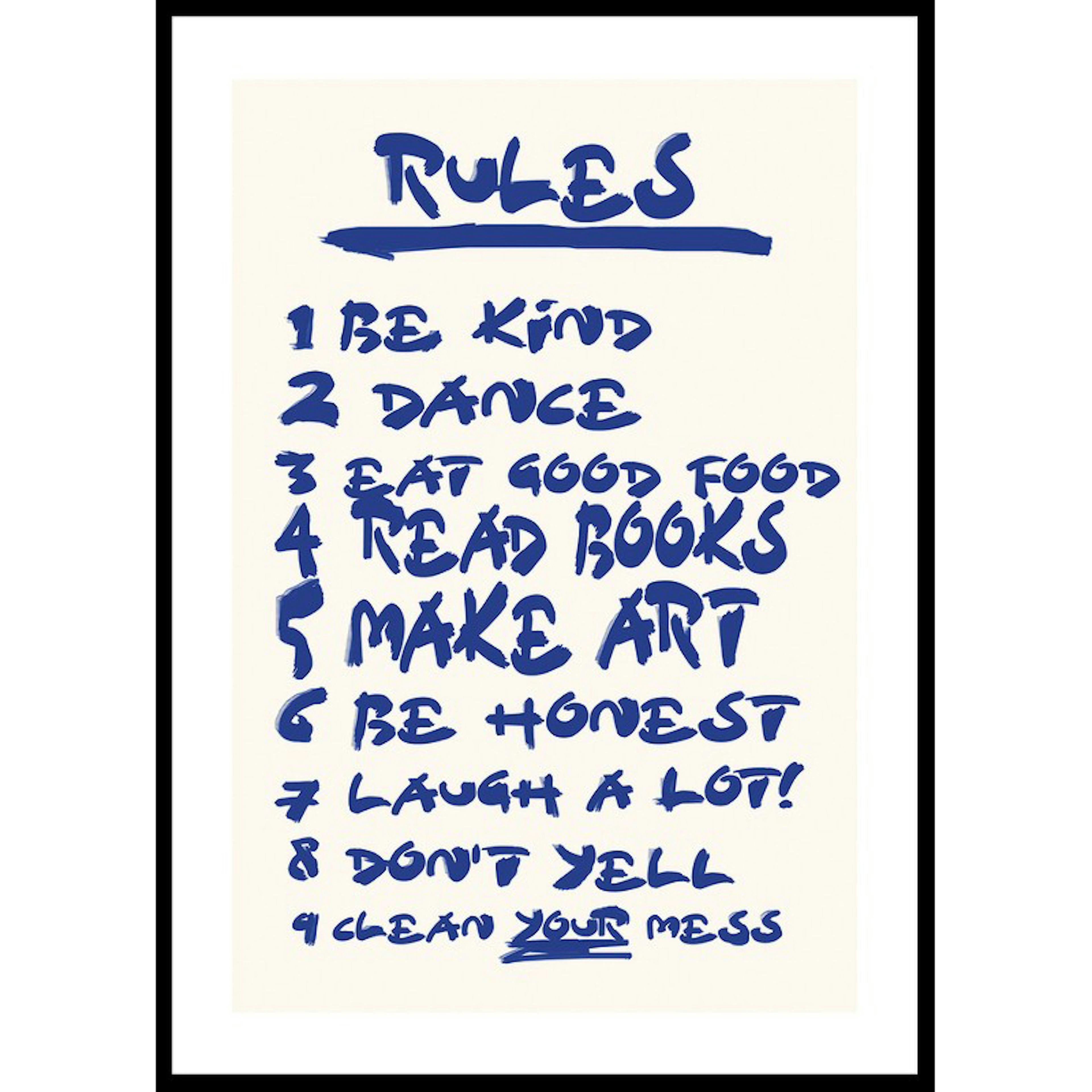 Poster Gallerix House Rules