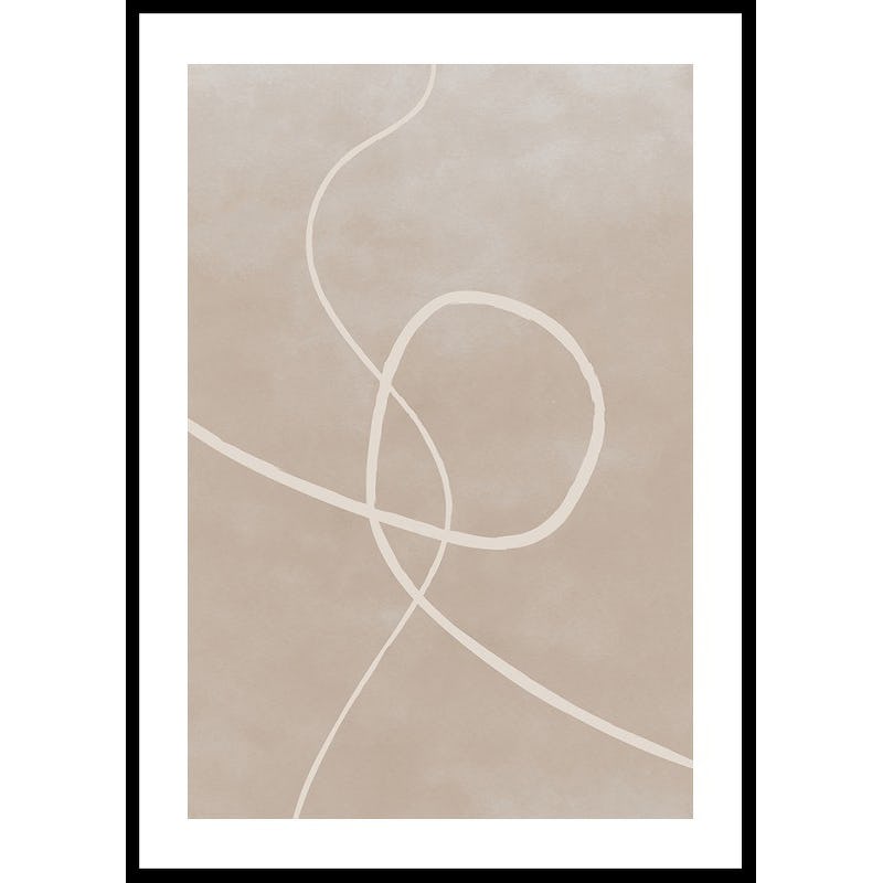 Poster Gallerix Line Art Inverted No2