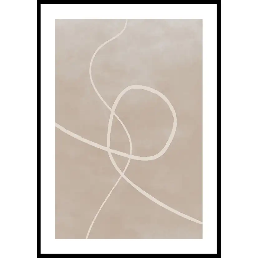 Poster Gallerix Line Art Inverted No2