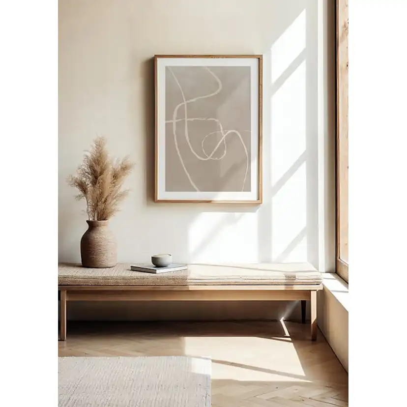 Poster Gallerix Line Art Inverted No1