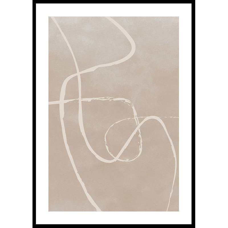 Poster Gallerix Line Art Inverted No1