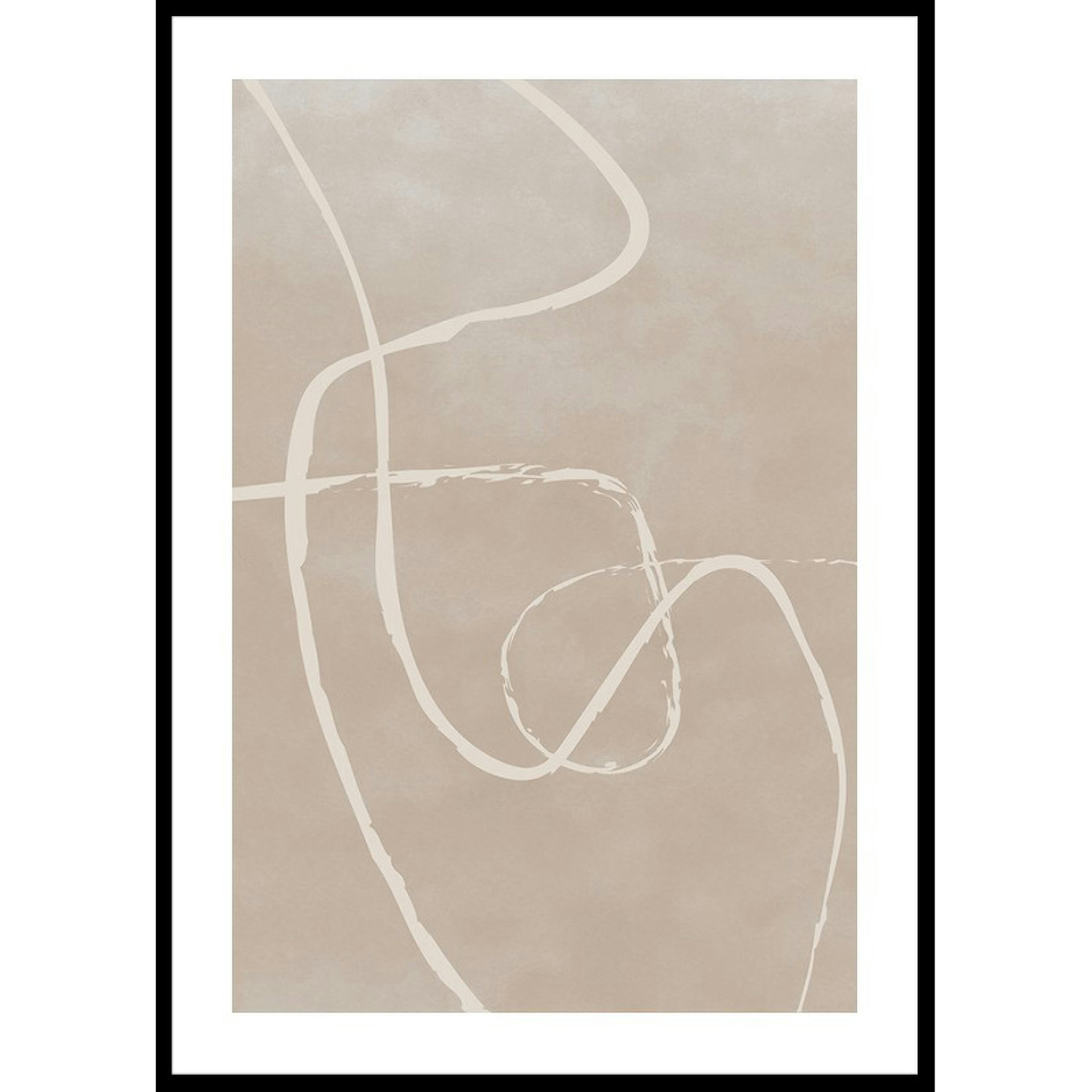 Poster Gallerix Line Art Inverted No1