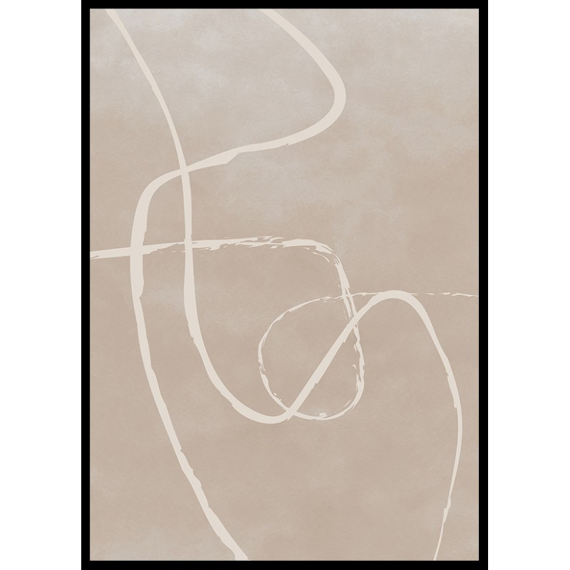 Poster Gallerix Line Art Inverted No1