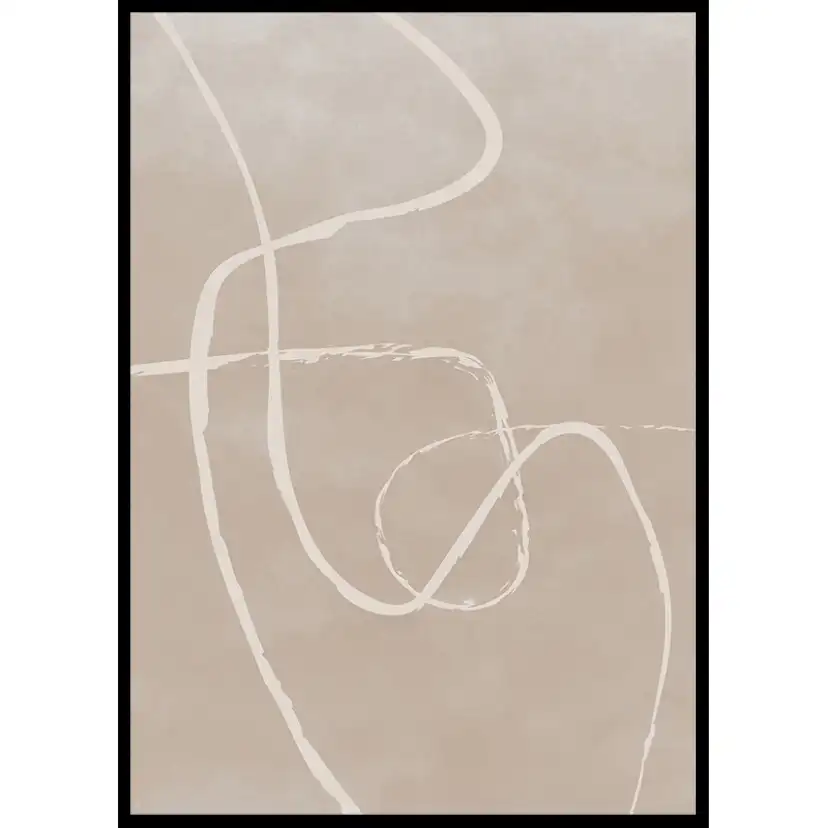 Poster Gallerix Line Art Inverted No1