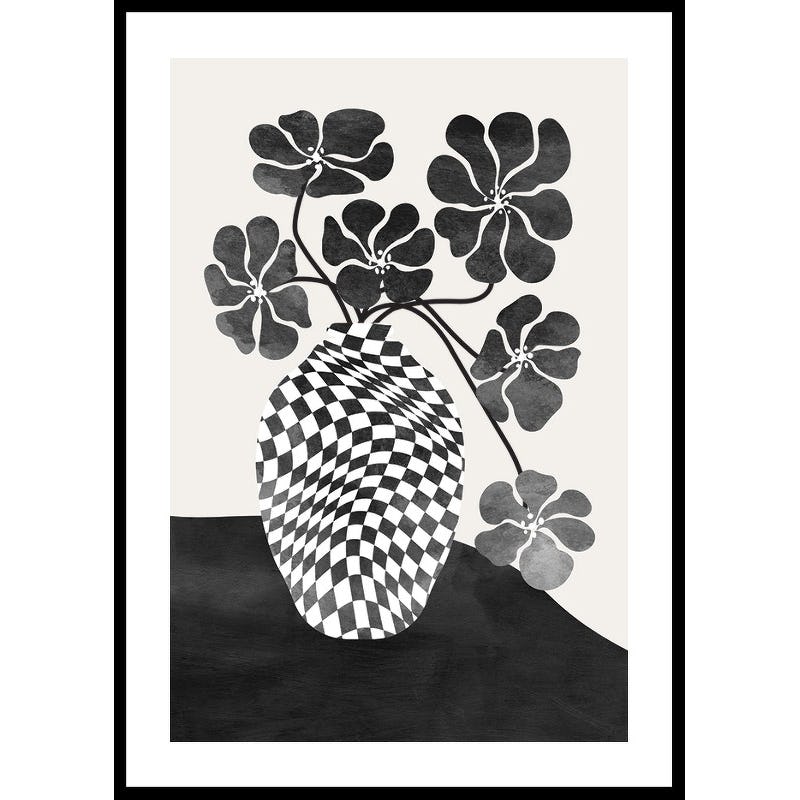 Poster Gallerix Checkered Vase