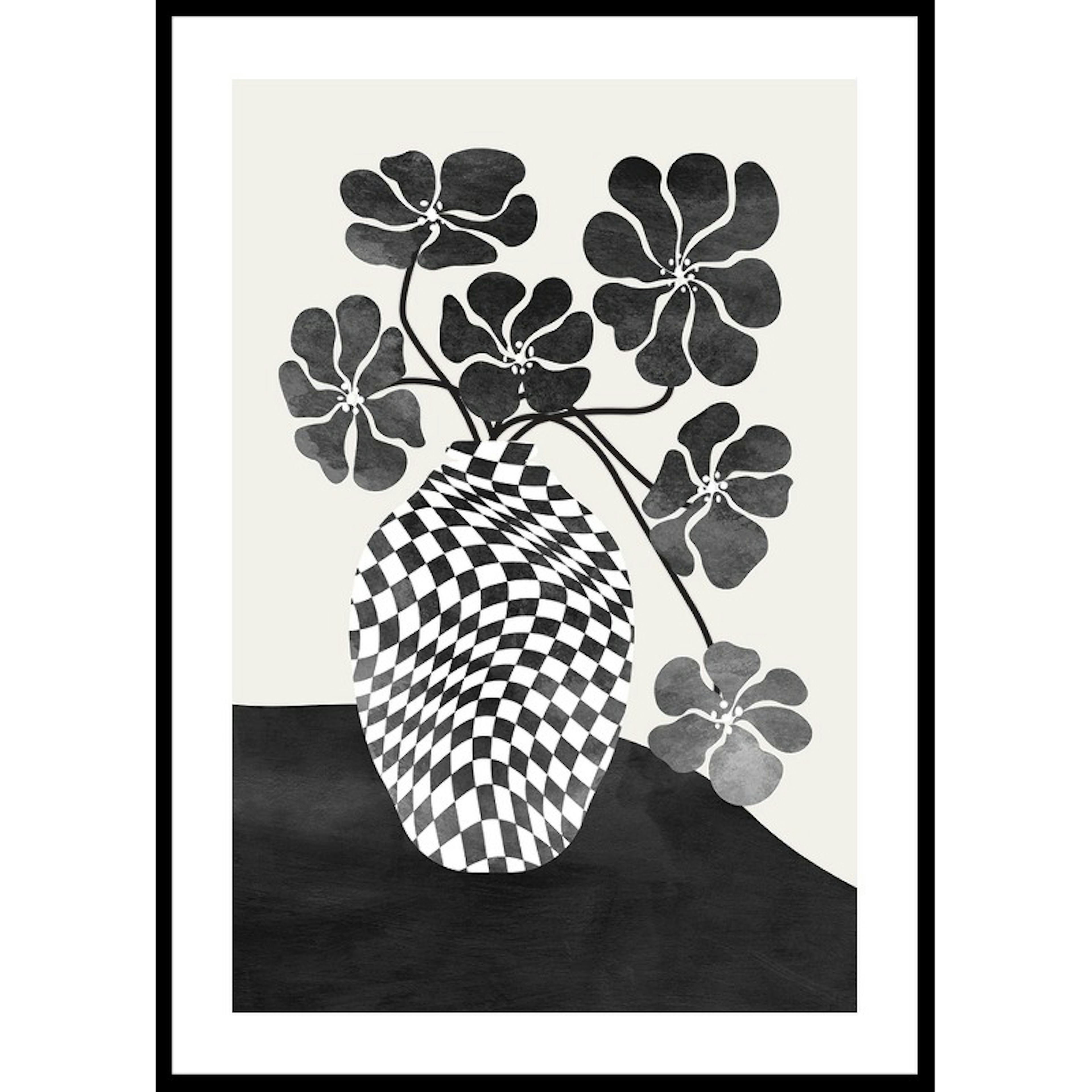 Poster Gallerix Checkered Vase