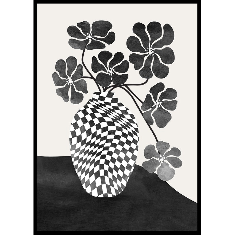 Poster Gallerix Checkered Vase