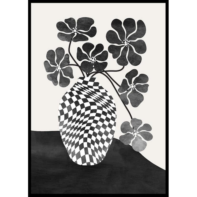 Poster Gallerix Checkered Vase