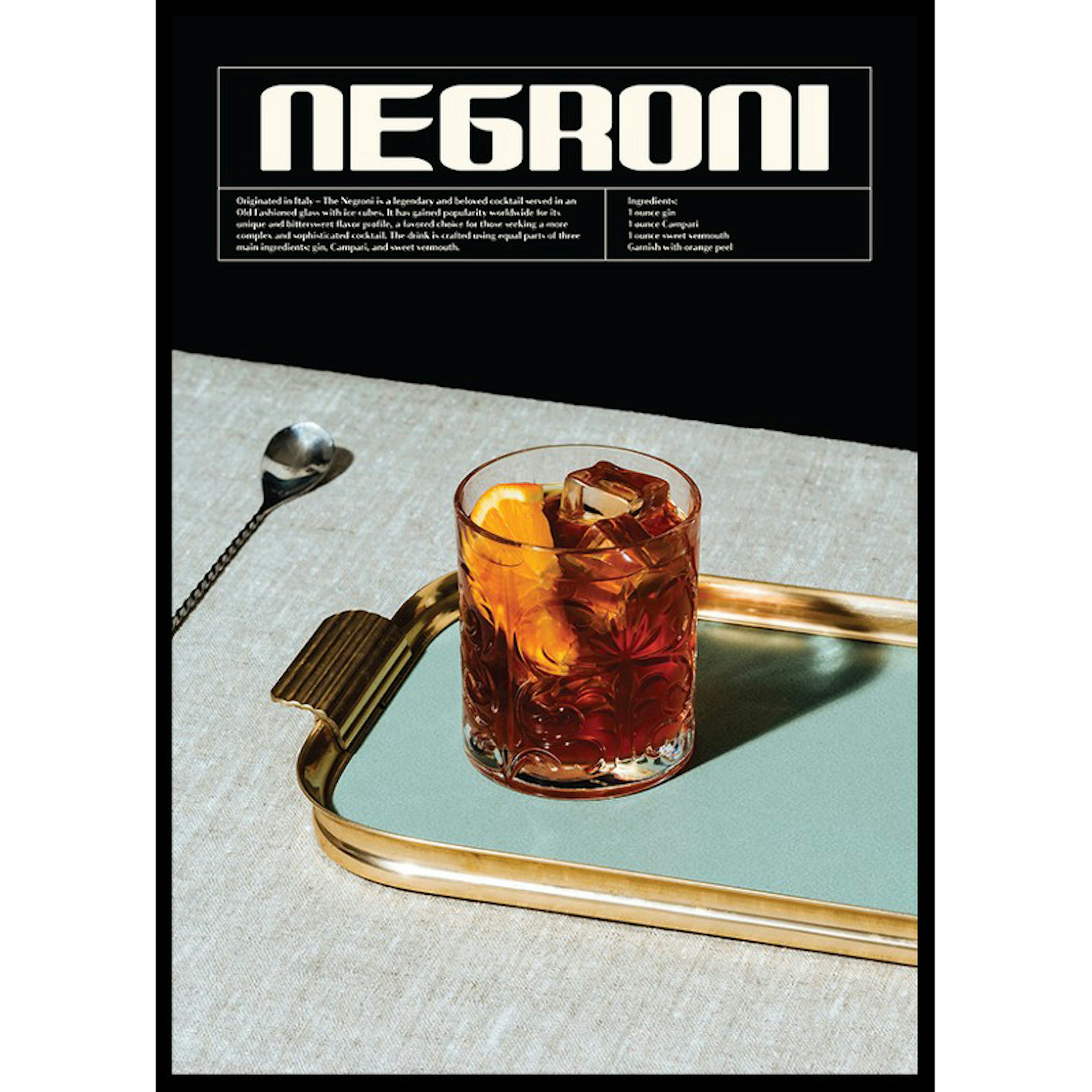 Poster Gallerix This Is Negroni Cocktail No1