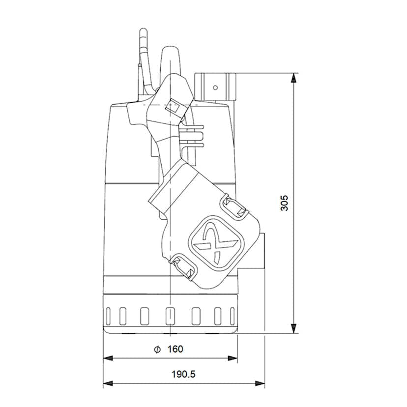 Avloppspump Grundfos Unilift CC7 - A1 CS