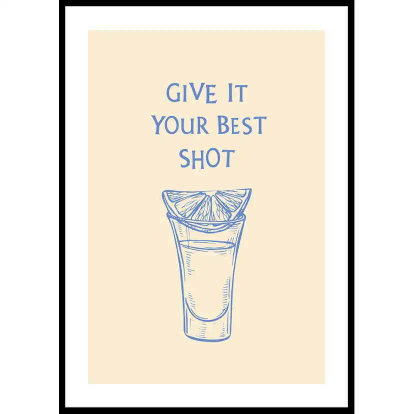 Poster Gallerix Give It Your Best Shot