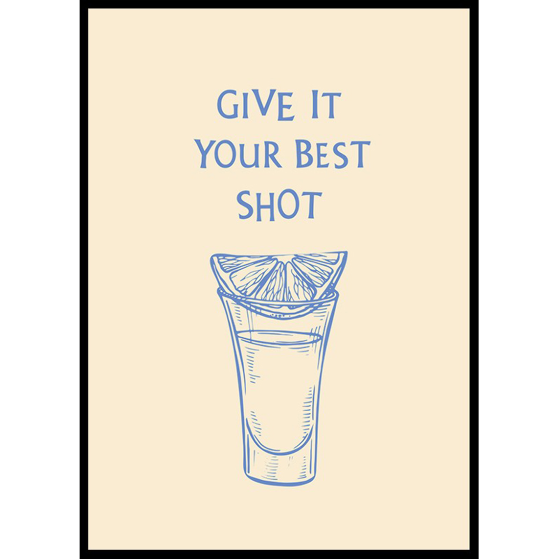 Poster Gallerix Give It Your Best Shot