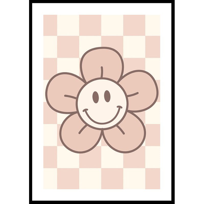 Poster Gallerix Pink Smiley Flower
