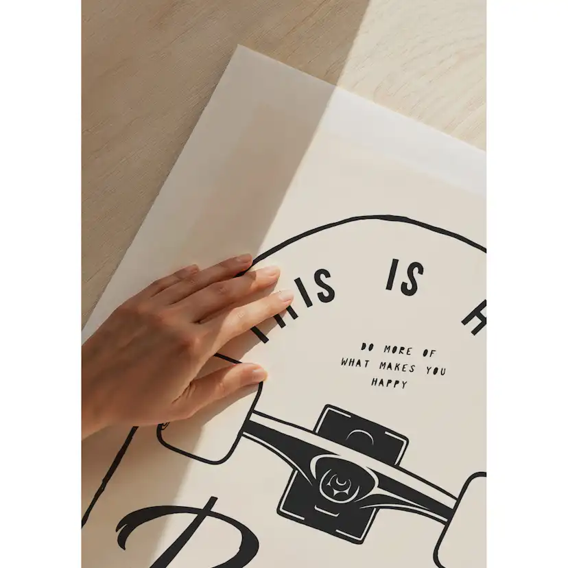 Poster Gallerix This Is How I Roll Skateboard