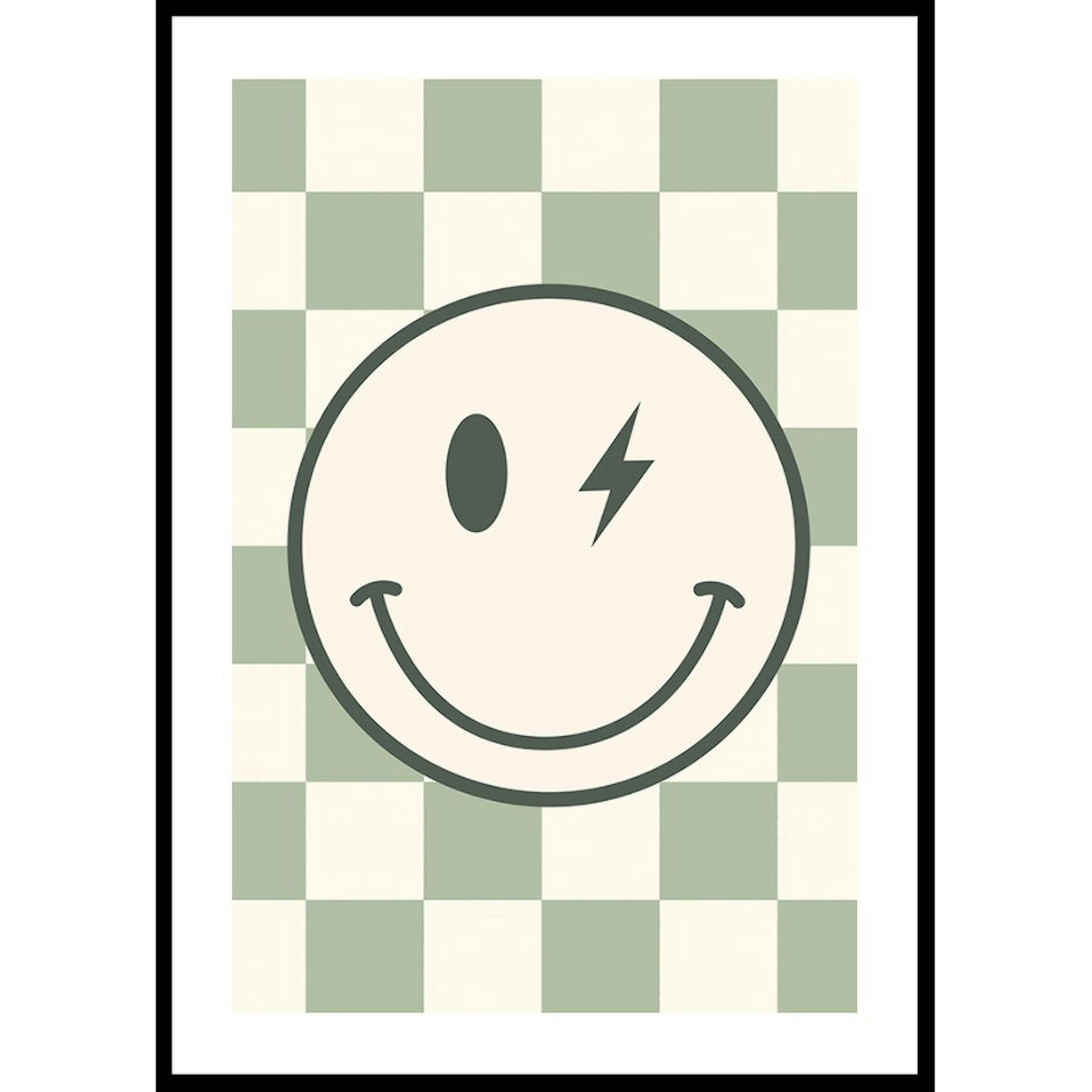 Poster Gallerix Green Smiley Flash