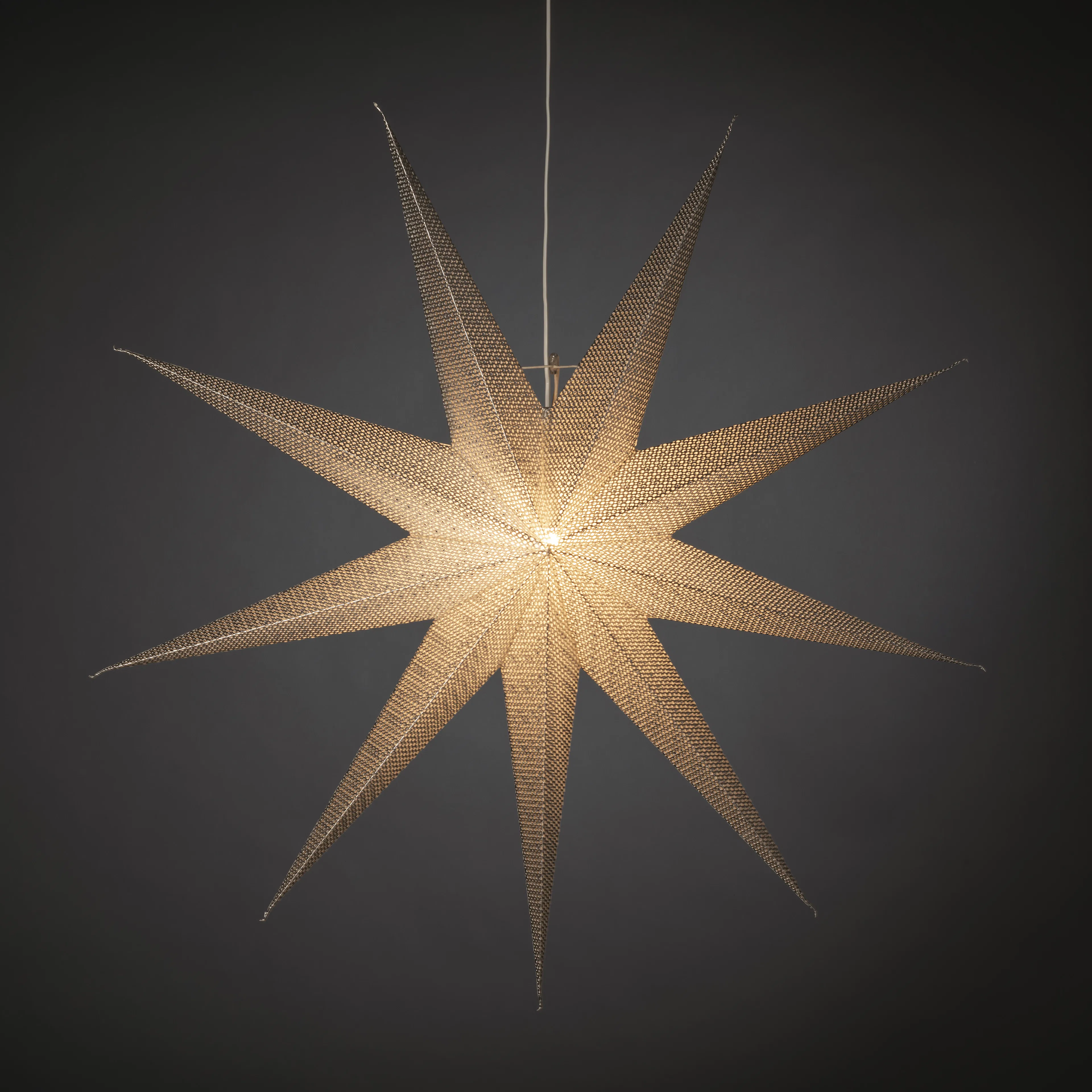 Adventsstjärna Gnosjö Konstsmide 9-uddig 115 cm