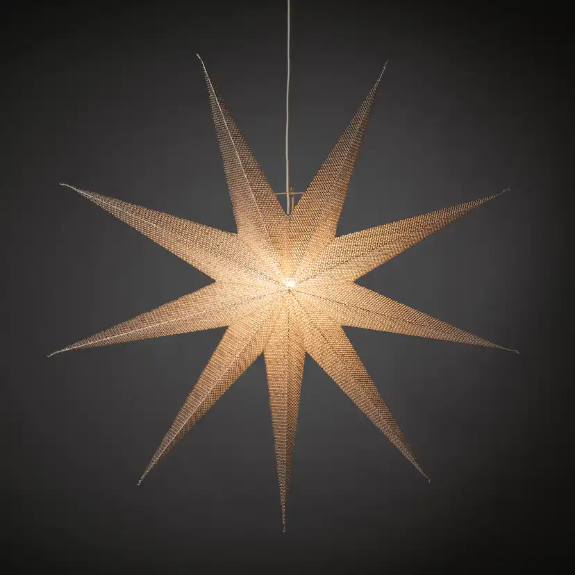 Adventsstjärna Gnosjö Konstsmide 9-uddig 115 cm