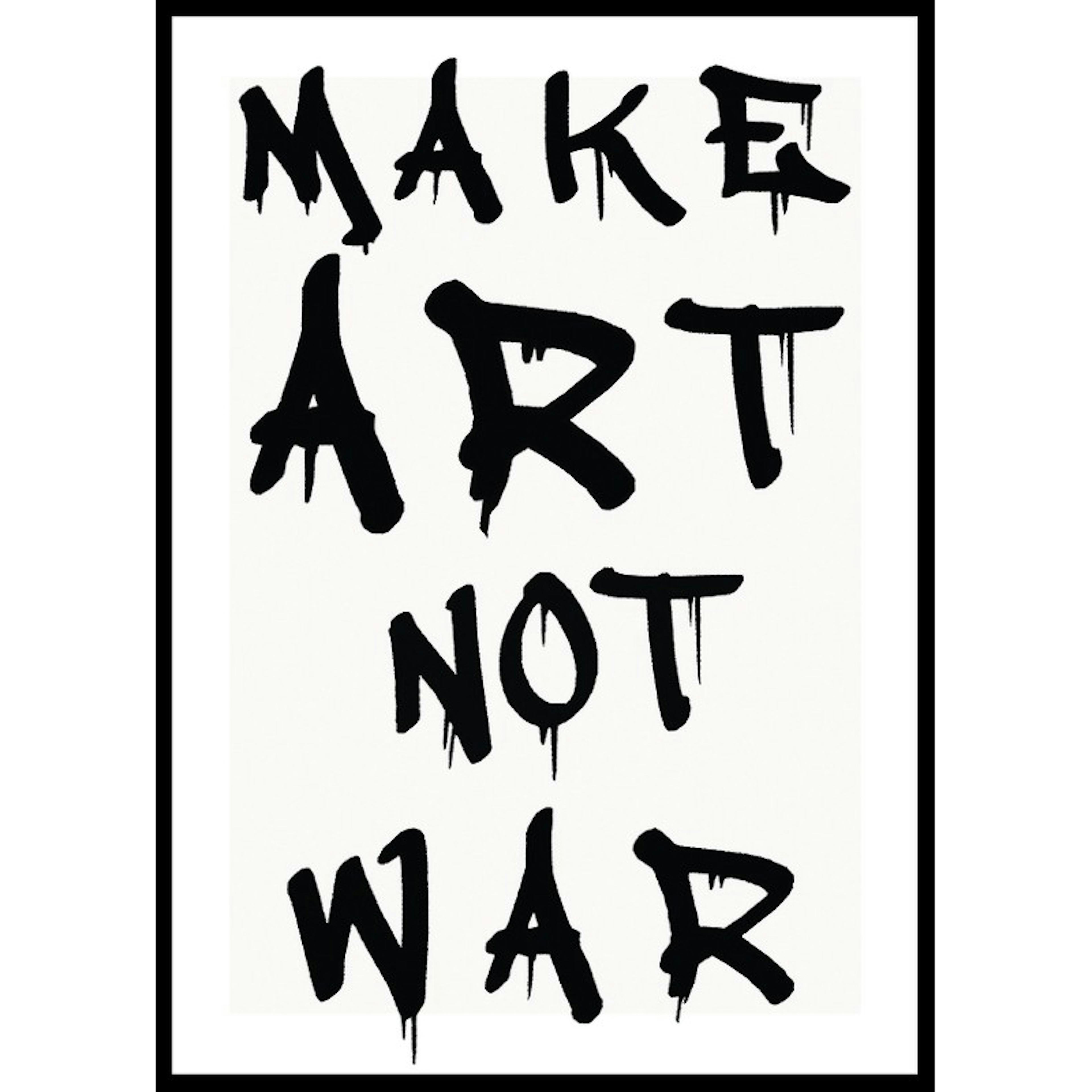 Poster Gallerix Make Art Not War
