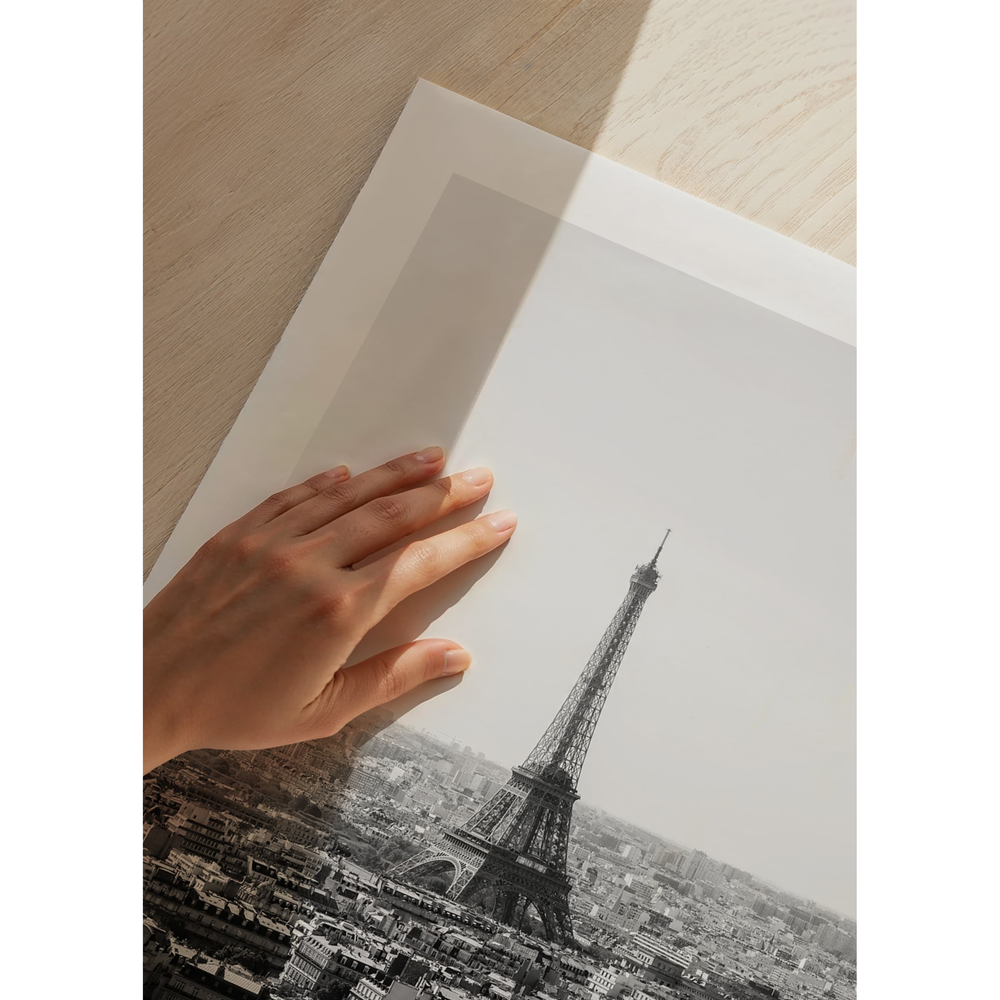 Poster Gallerix La Torre Eiffel De Paris B&W