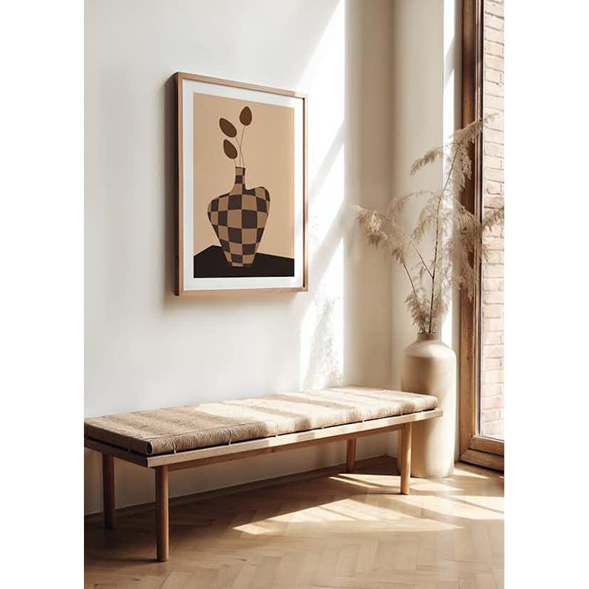 Poster Gallerix Checkered Vintage Vase No2