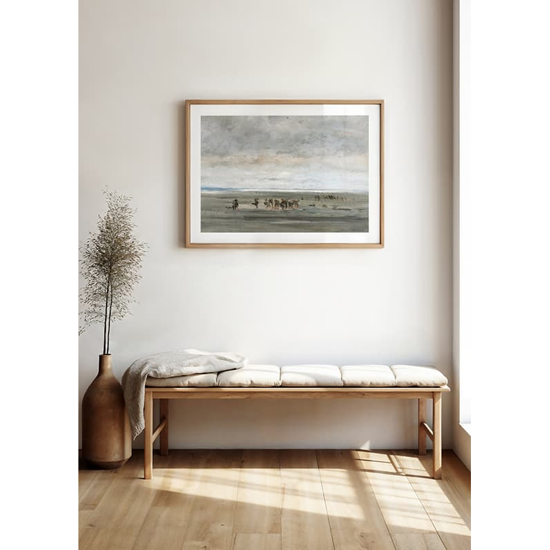 Poster Gallerix Clam Digger By Charles-François Daubigny