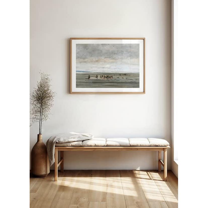 Poster Gallerix Clam Digger By Charles-François Daubigny