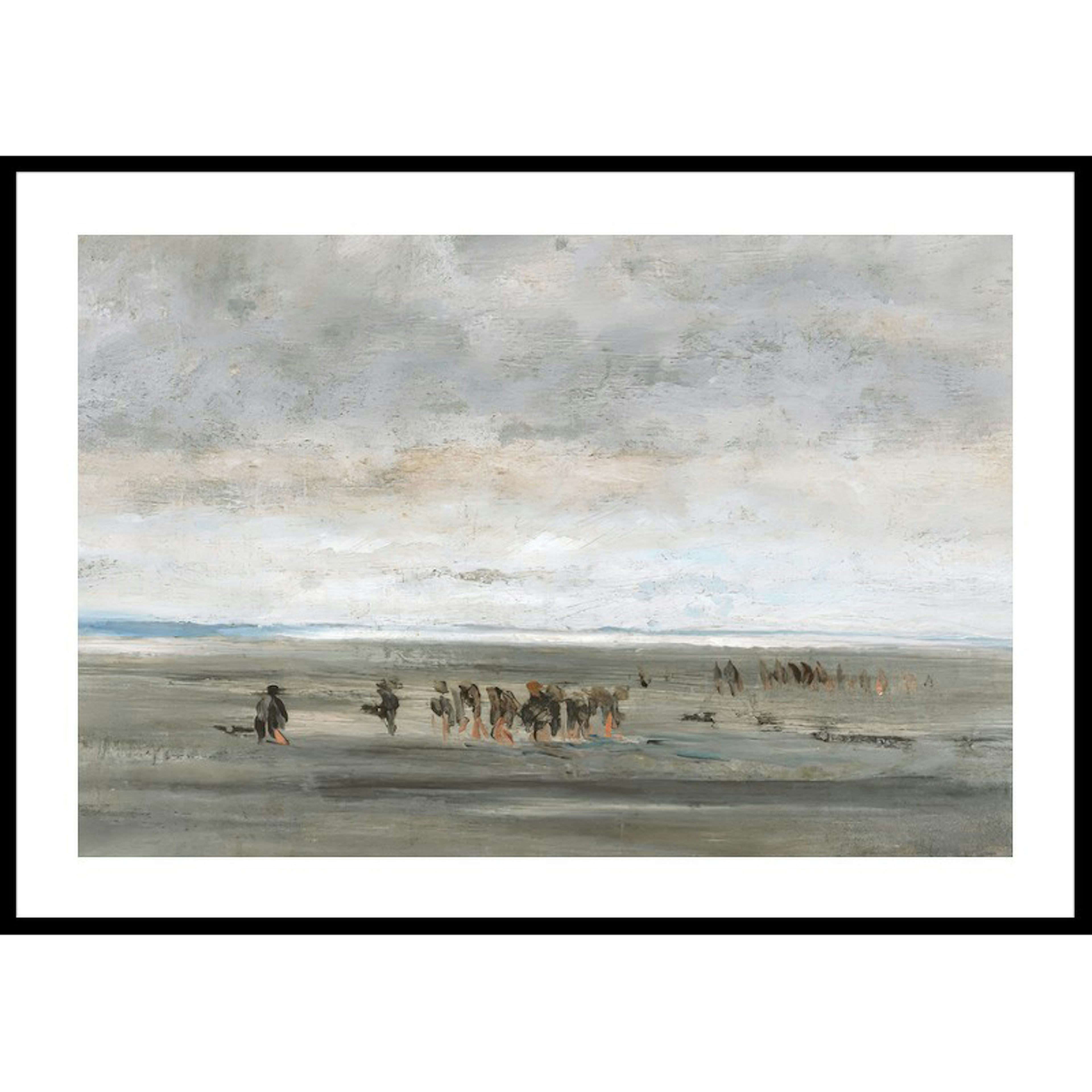 Poster Gallerix Clam Digger By Charles-François Daubigny