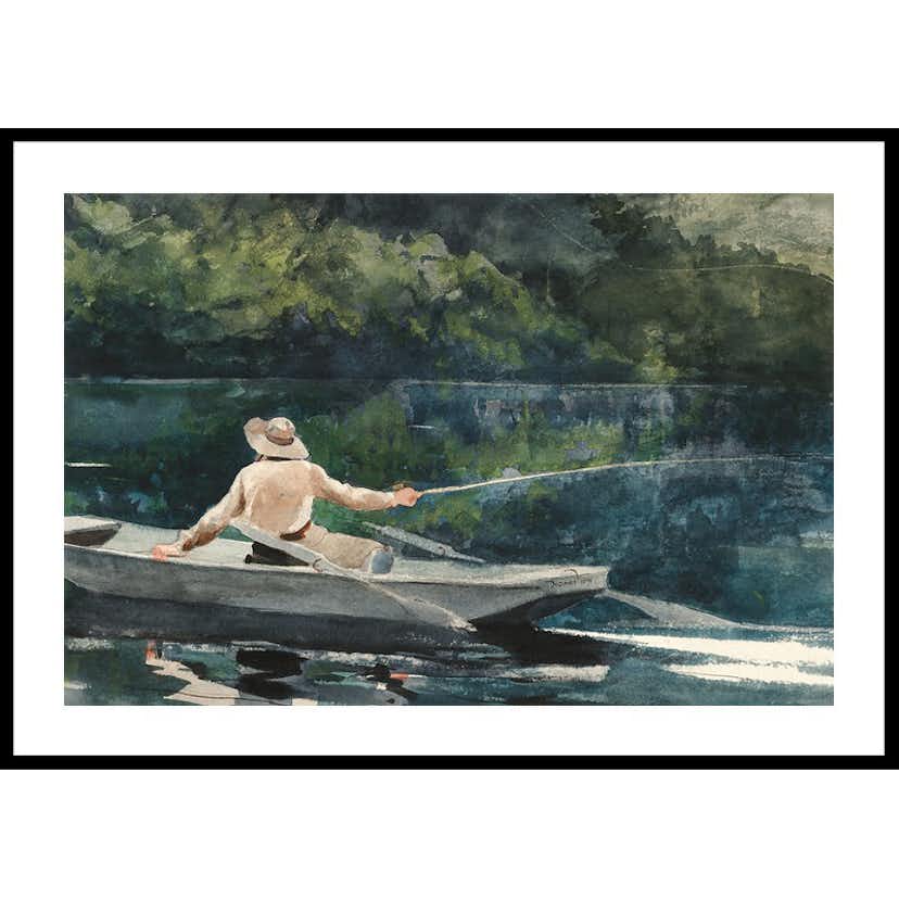 Poster Gallerix Casting Number Two By Winslow Homer