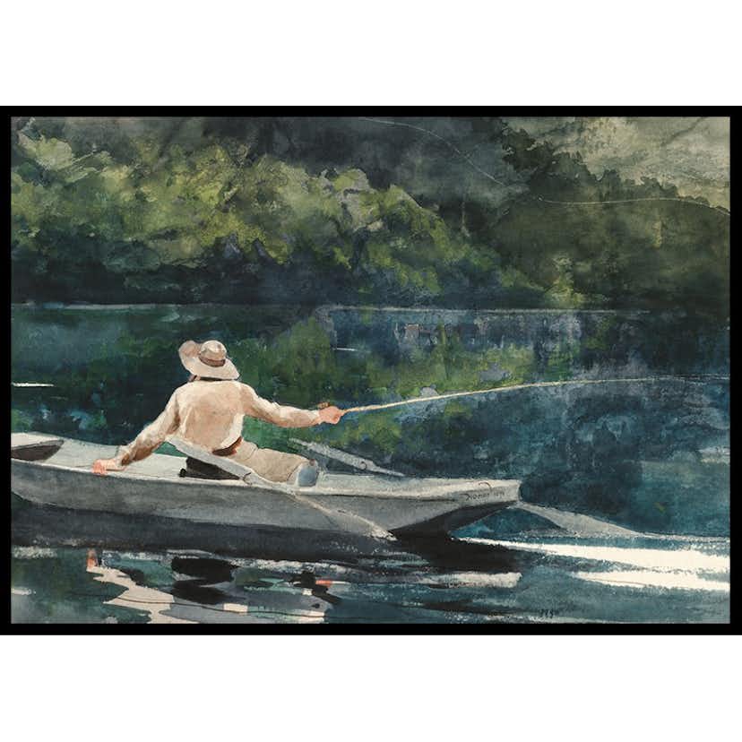 Poster Gallerix Casting Number Two By Winslow Homer