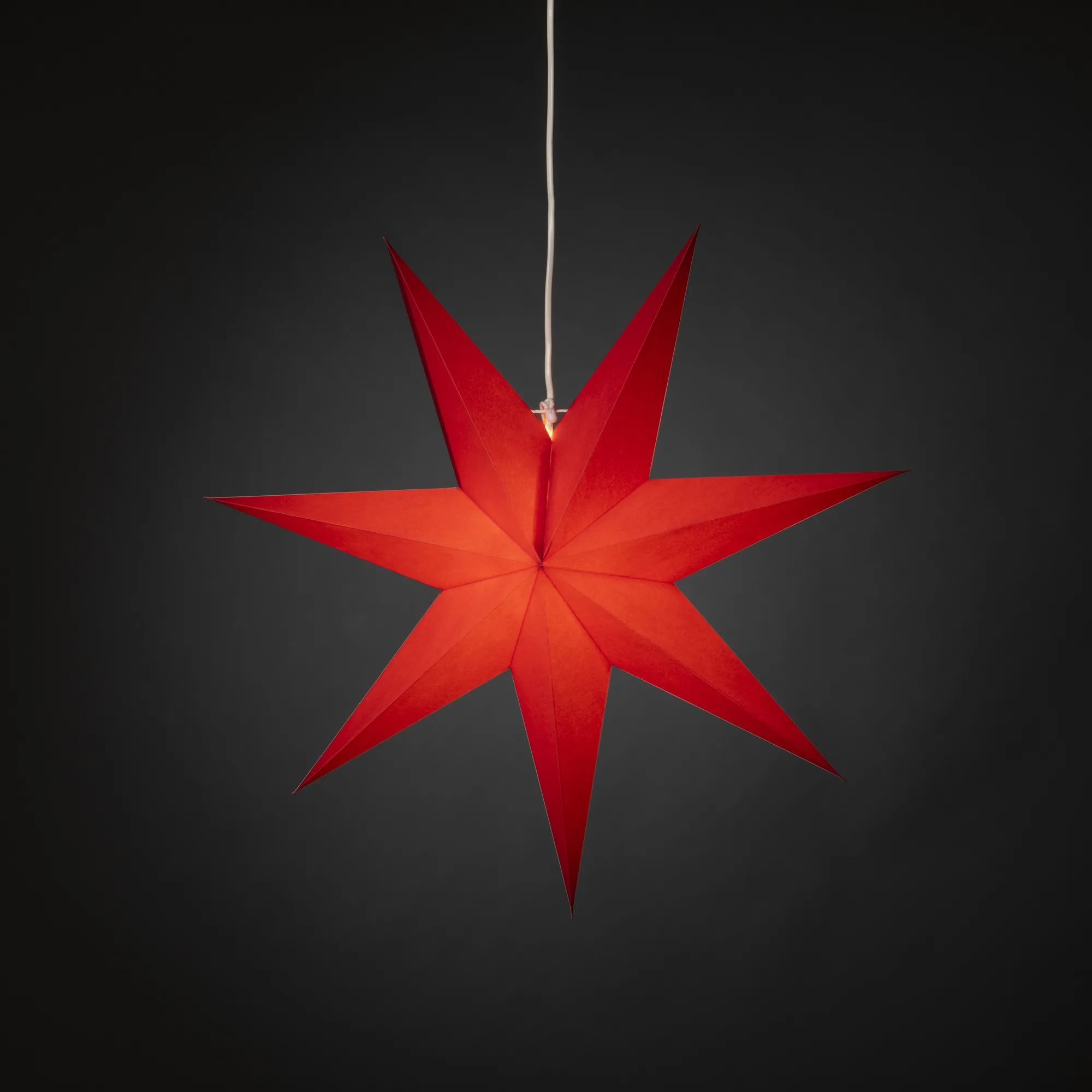 Adventsstjärna Gnosjö Konstsmide Röd 60 cm