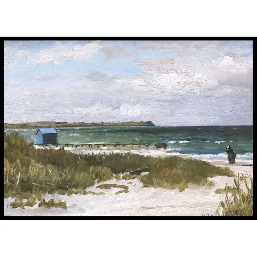 Poster Gallerix Kystlandskab Hornbæk By Carl Locher