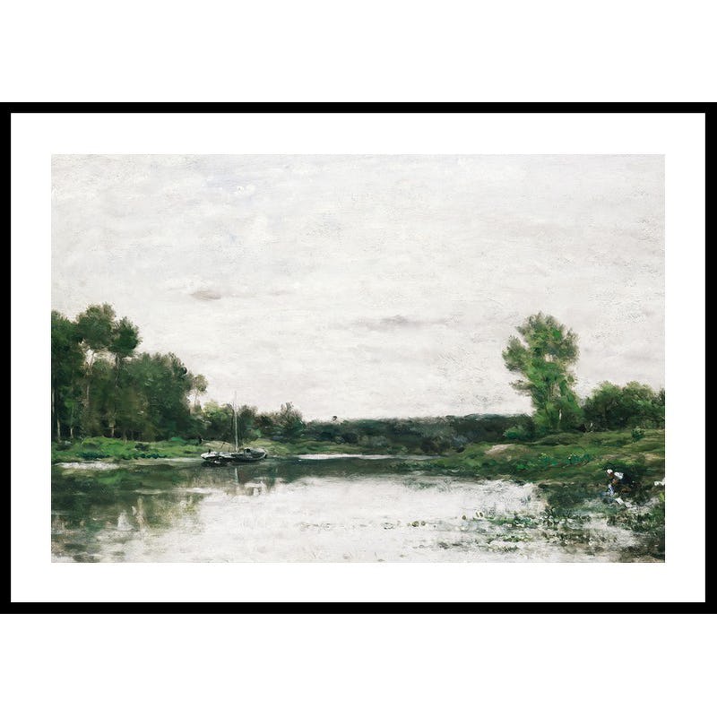 Poster Gallerix View On The Oise By Charles-François Daubigny