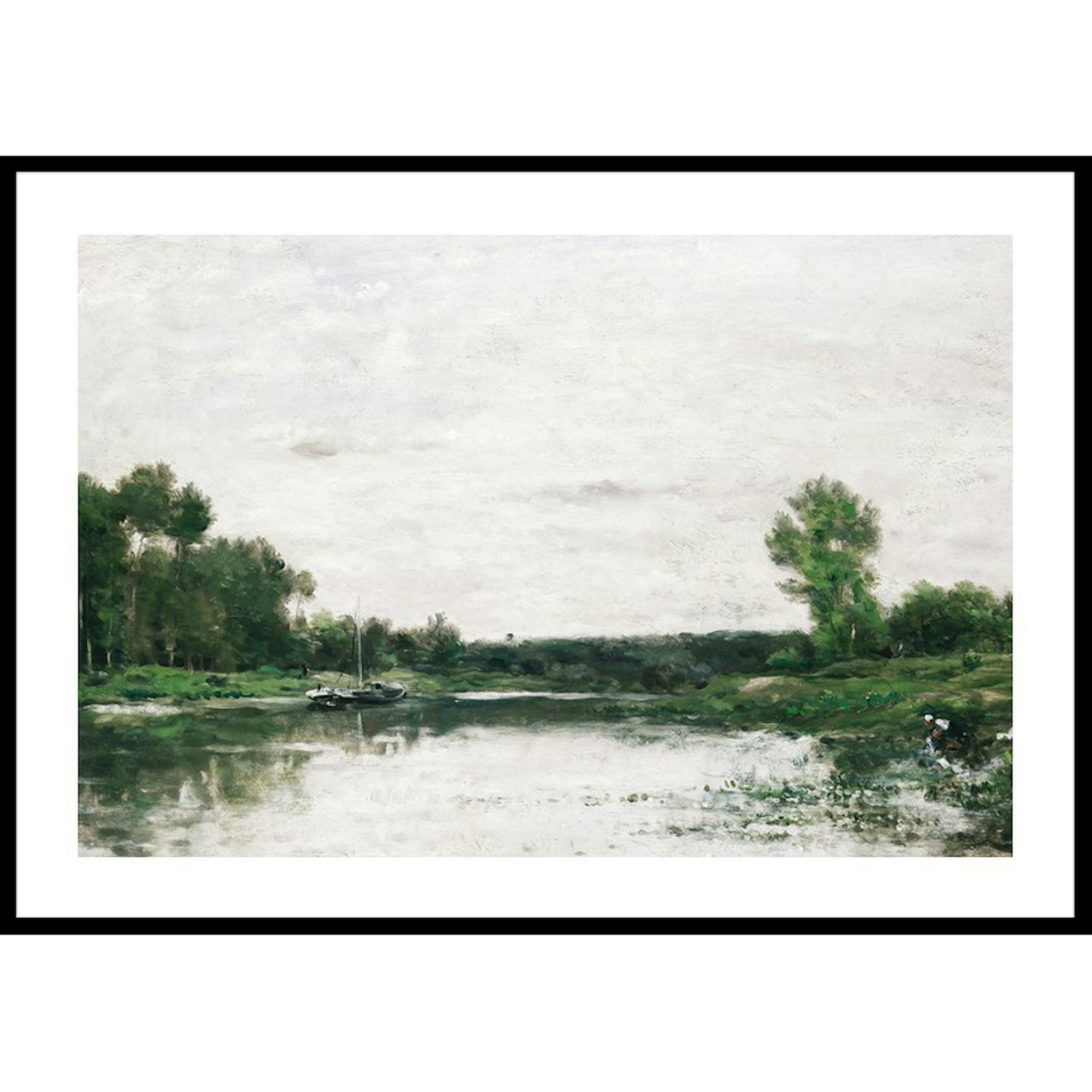 Poster Gallerix View On The Oise By Charles-François Daubigny
