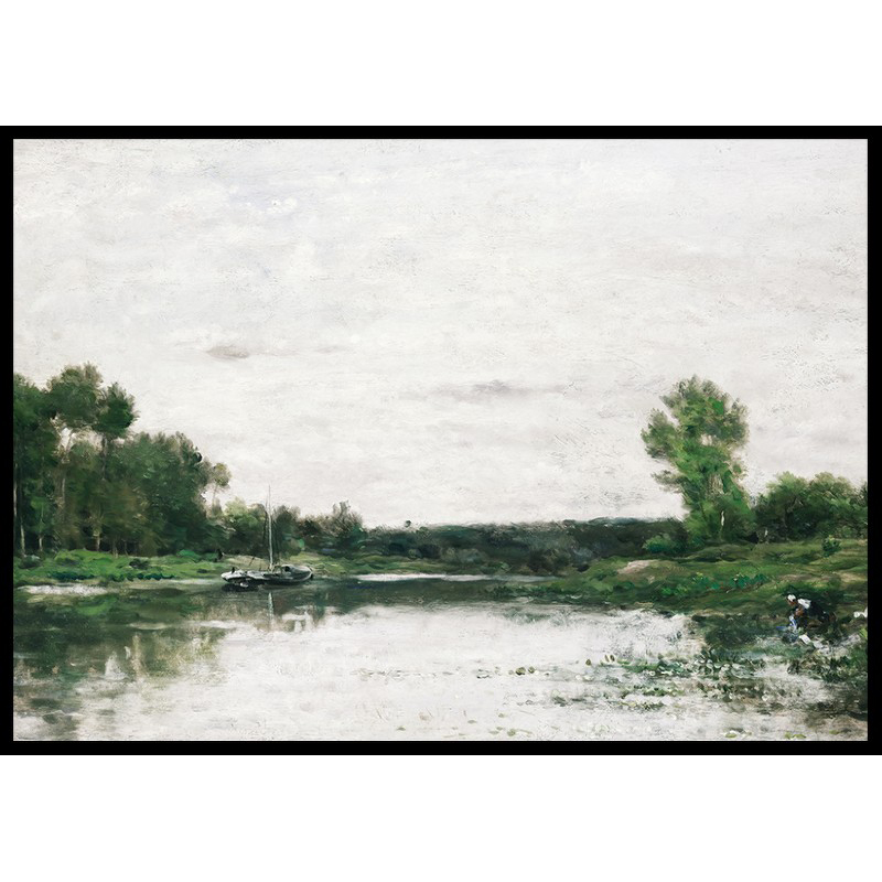 Poster Gallerix View On The Oise By Charles-François Daubigny