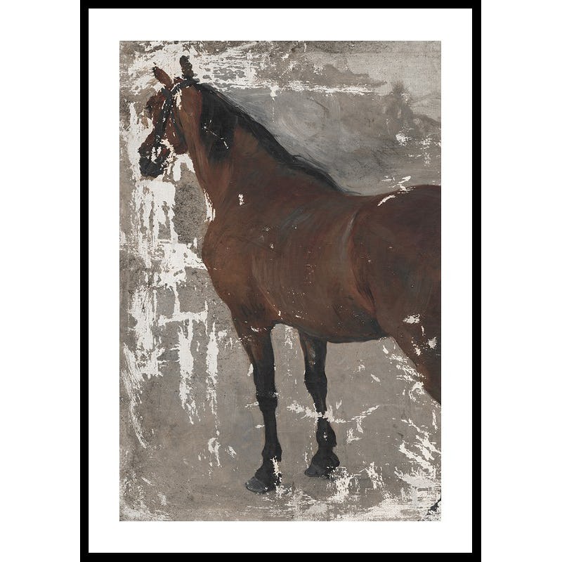 Poster Gallerix Štúdia koňa By Jozef Hanula