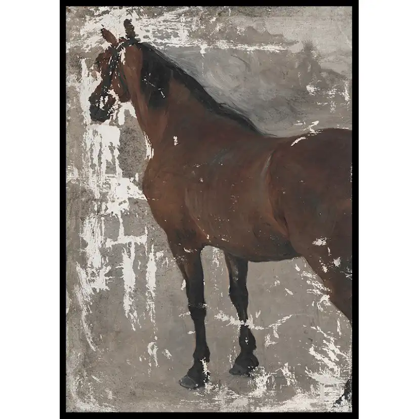 Poster Gallerix Štúdia koňa By Jozef Hanula