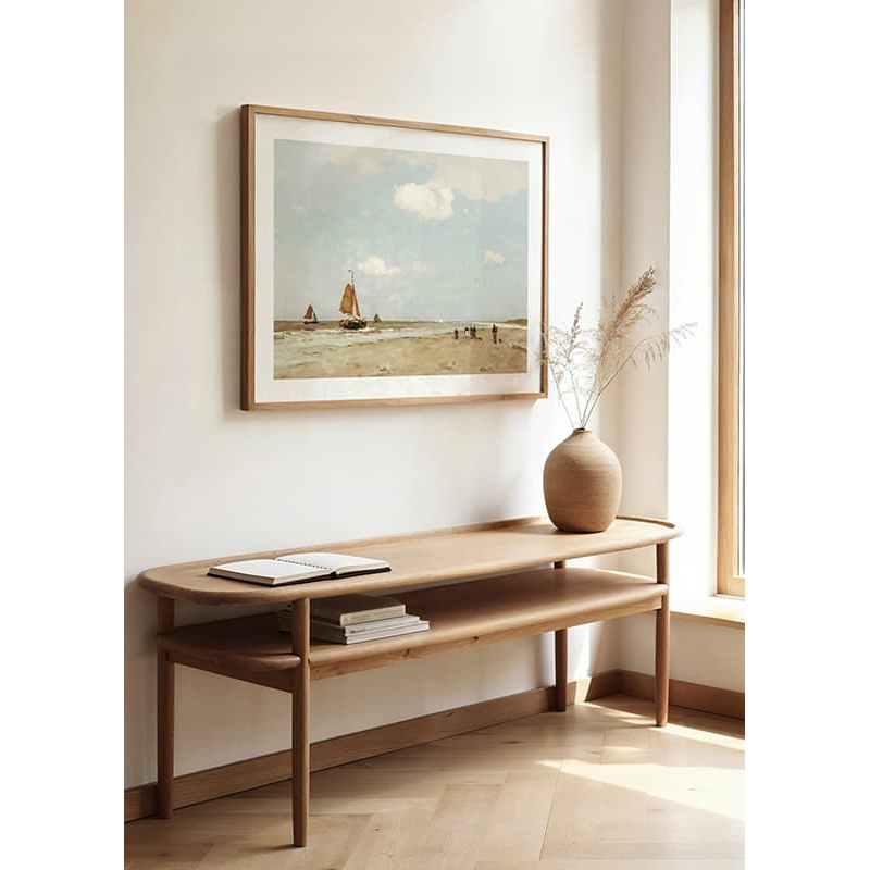 Poster Gallerix Beach Scene By Jan Hendrik Weissenbruch