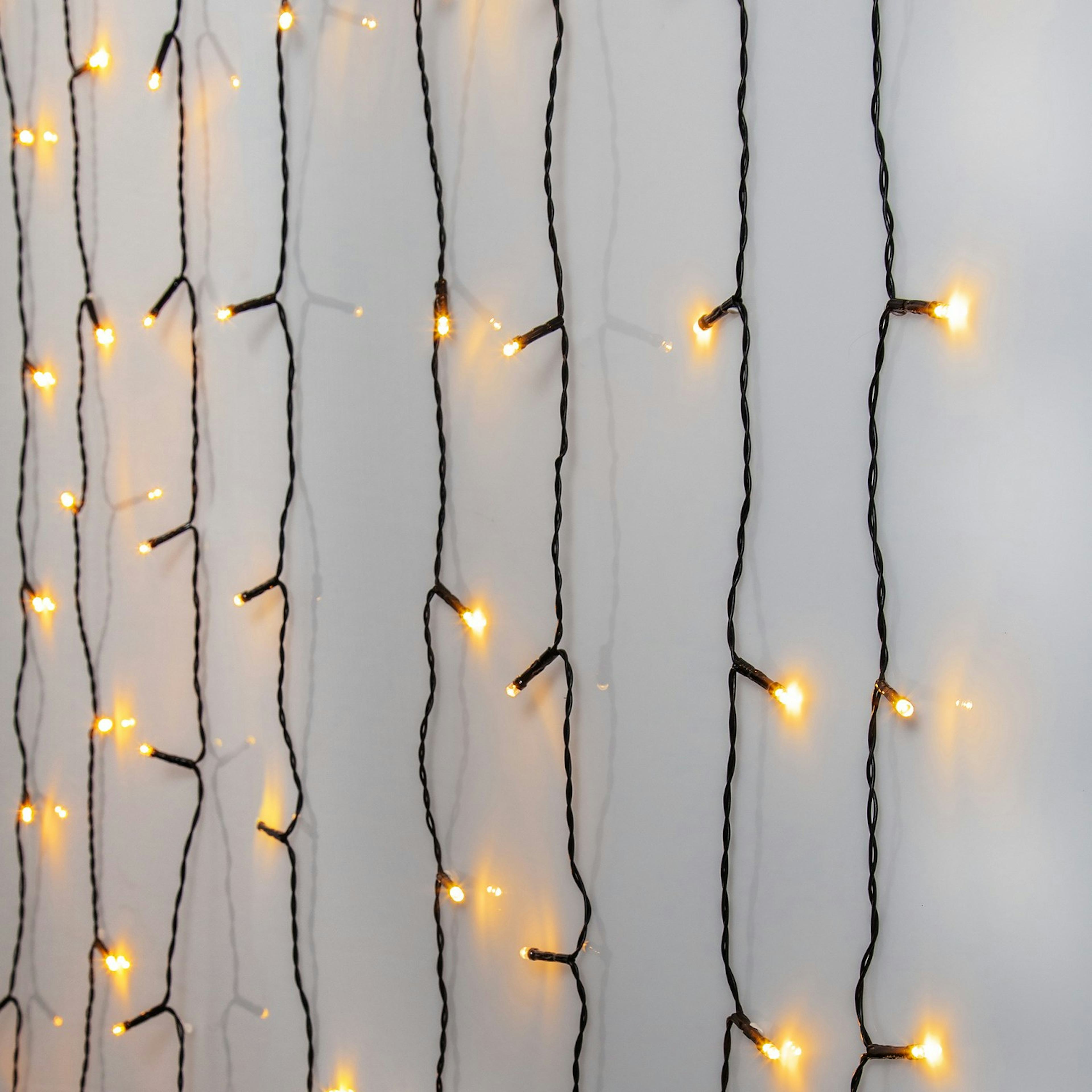 Ljusgardin Star Trading Golden Varmvit 120L