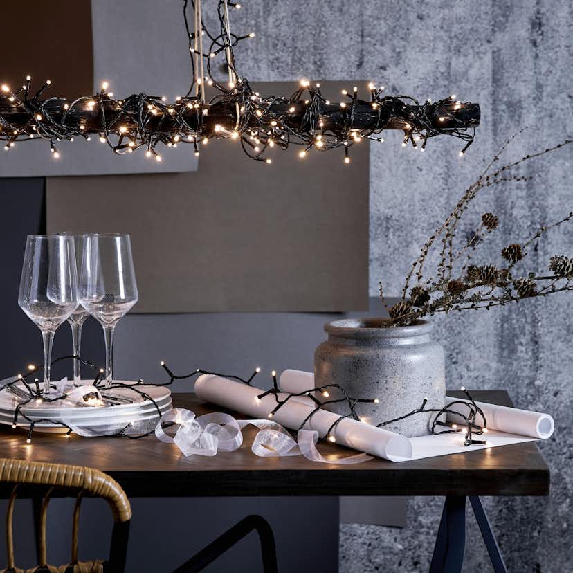 Ljusslinga Star Trading Crispy Ice White