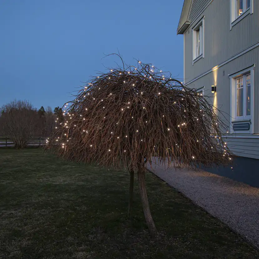 Ljusnät Star Trading Crispy Ice White 200 LED-Ljus