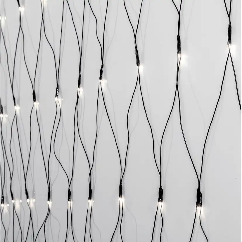 Ljusnät Star Trading Crispy Ice White 160L