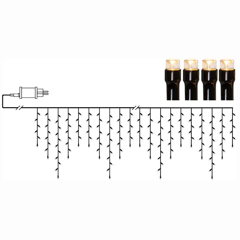 Istappsslinga Star Trading Shiny Warm White
