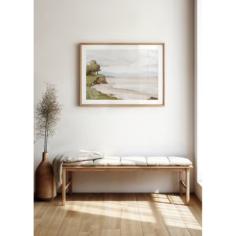 Poster Gallerix Beach Near Etretat By Jean-Baptiste-Camille Corot