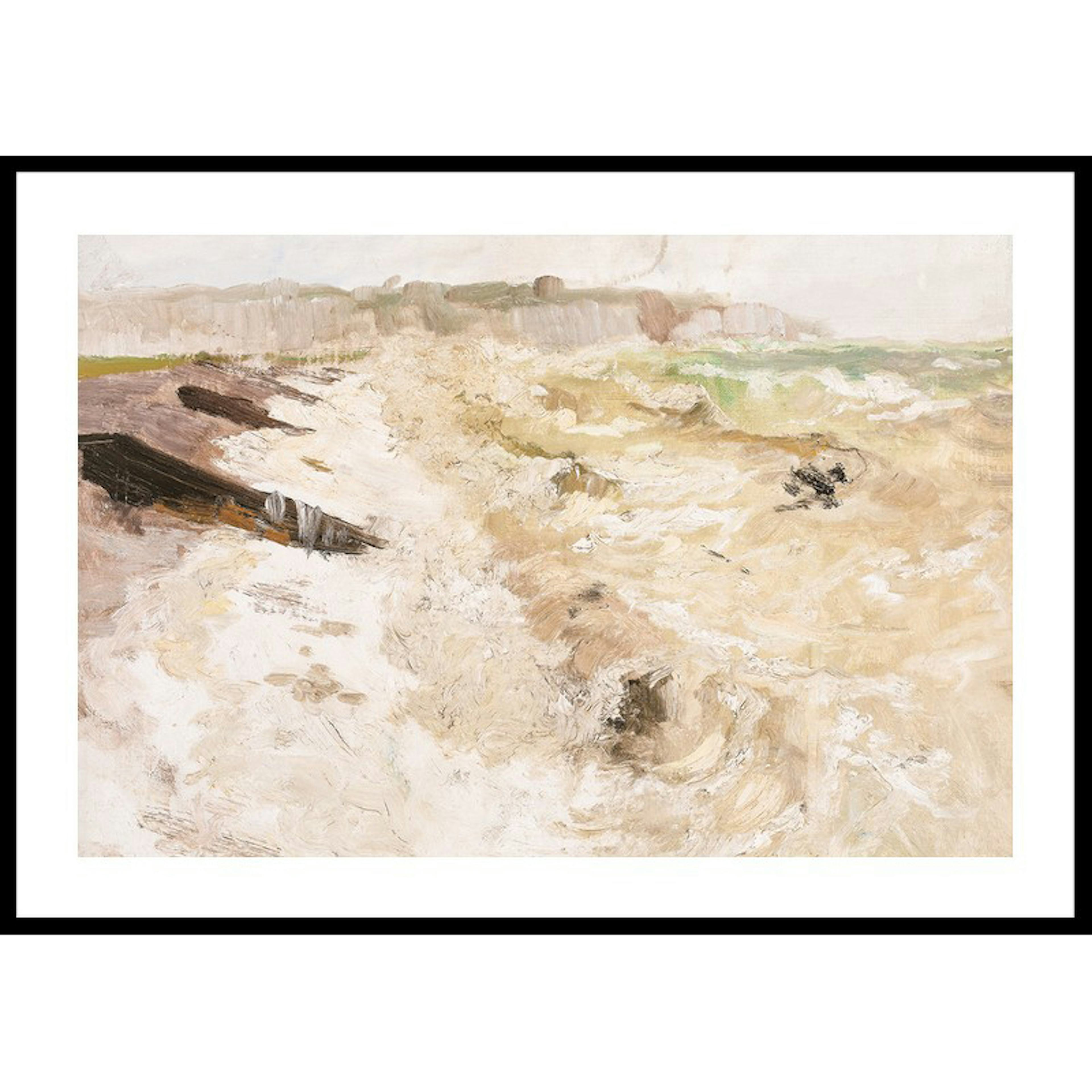 Poster Gallerix From The Beach At Dieppe By Frits Thaulow